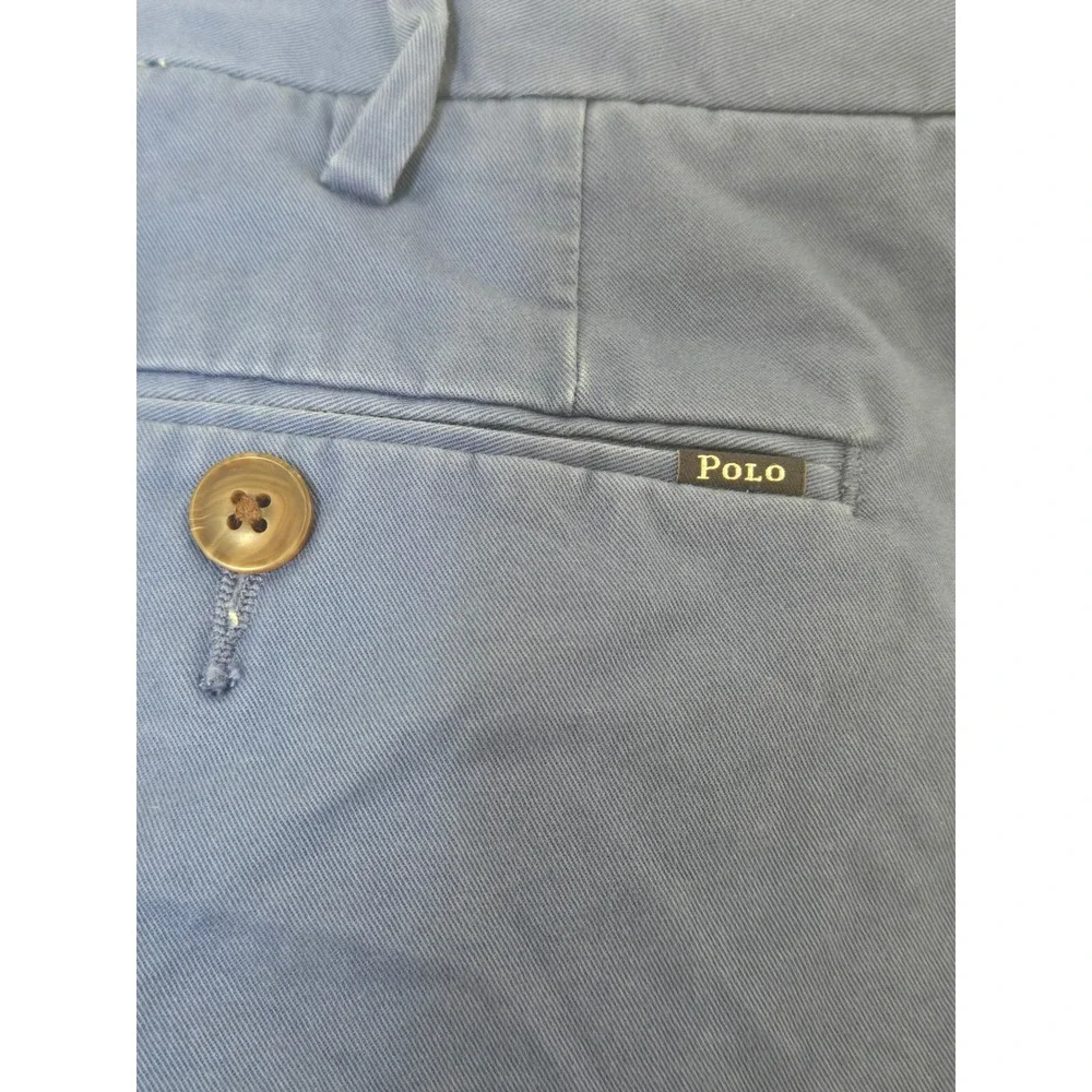 Polo Ralph Lauren Mens Stretch Classic Fit Chino Pants Blue 38x30